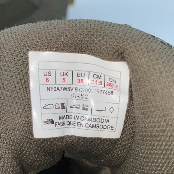 The North Face Kids Fastpack Hiker Mid Waterproof Hiking Boots Size 6 - Picture 12 of 15